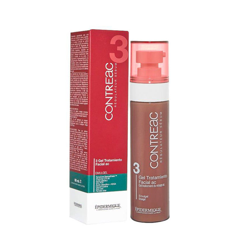 CONTREAC 3 GEL TTO FACIAL AC 60ML - Skinty Dermocosmetic Shop