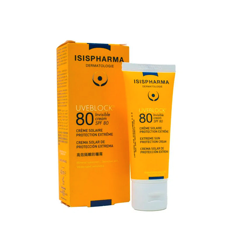 Uveblock 80 Invisible Cream X 40 Ml - Skinty Dermocosmetic Shop