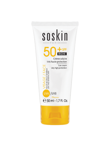 Soskin sun cream very high protection 50ml textura ligera