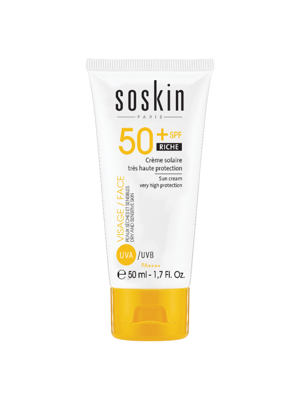 Soskin sun cream very high protection 50ml textura ligera