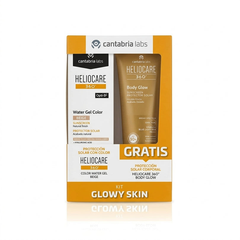 Kit Heliocare 360° Beige + Body Glow