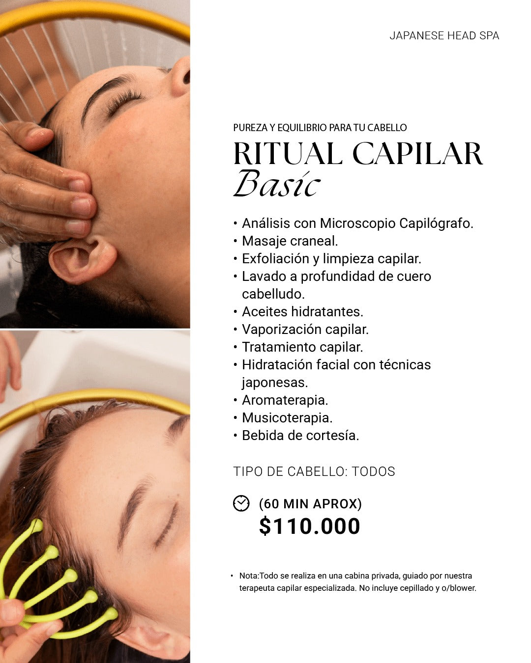 Ritual Capilar HeadSpa Basic – Barranquilla - Skinty Dermocosmetic Shop
