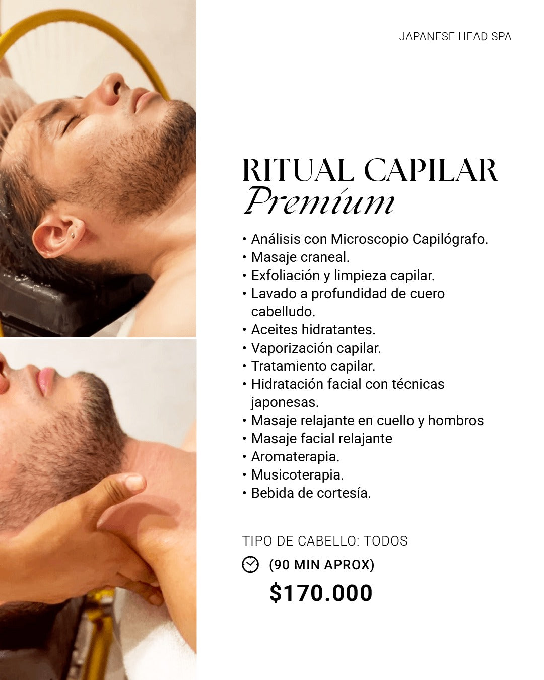 Ritual Capilar HeadSpa Premium – Barranquilla - Skinty Dermocosmetic Shop