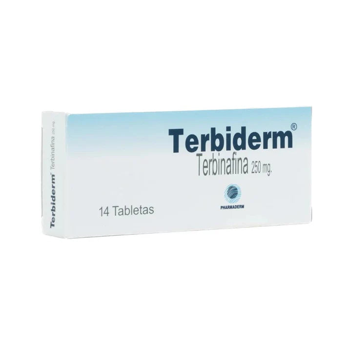 TERBIDERM TERBINAFINA X 14 TAB 250 MG